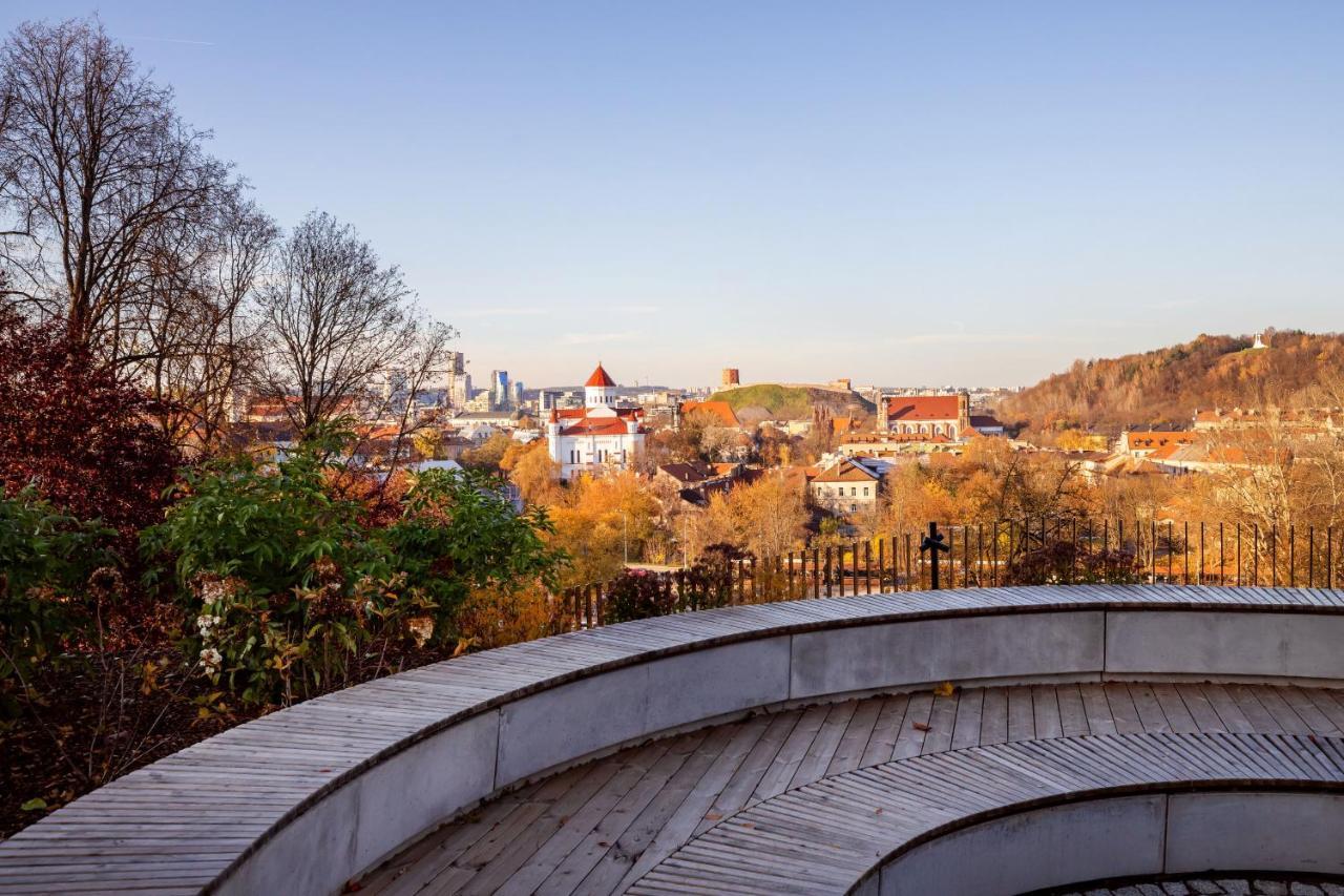 Lux Apartment With A Terrace In Vilnius Old Town Exterior photo